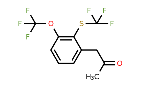 1806395-18-5 | 1-(3-(Trifluoromethoxy)-2-(trifluoromethylthio)phenyl)propan-2-one