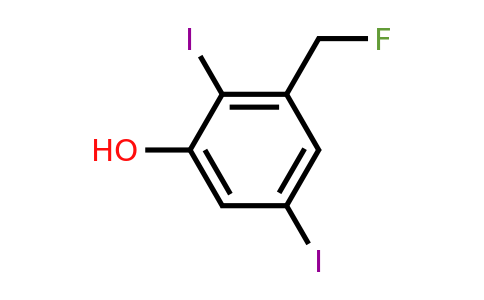 1806395-37-8 | 2,5-Diiodo-3-(fluoromethyl)phenol
