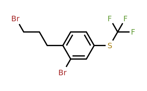 1806395-40-3 | 1-Bromo-2-(3-bromopropyl)-5-(trifluoromethylthio)benzene