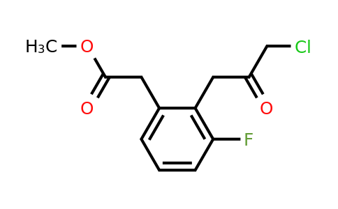 1806395-47-0 | Methyl 2-(3-chloro-2-oxopropyl)-3-fluorophenylacetate