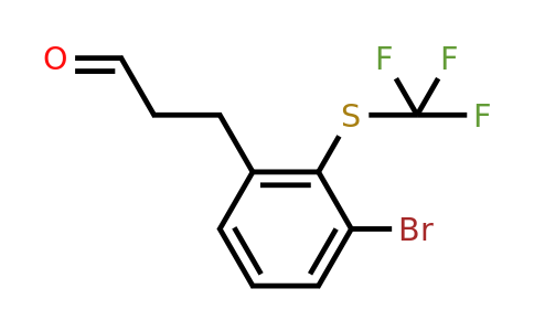 1806395-60-7 | 3-(3-Bromo-2-(trifluoromethylthio)phenyl)propanal