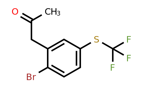 1806395-80-1 | 1-(2-Bromo-5-(trifluoromethylthio)phenyl)propan-2-one
