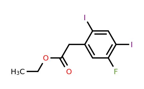 1806395-85-6 | Ethyl 2,4-diiodo-5-fluorophenylacetate