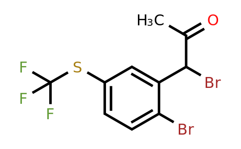 1806395-90-3 | 1-Bromo-1-(2-bromo-5-(trifluoromethylthio)phenyl)propan-2-one