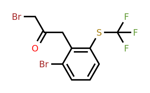 1806395-98-1 | 1-Bromo-3-(2-bromo-6-(trifluoromethylthio)phenyl)propan-2-one