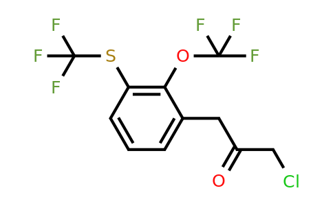 1806395-99-2 | 1-Chloro-3-(2-(trifluoromethoxy)-3-(trifluoromethylthio)phenyl)propan-2-one