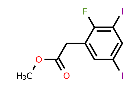 1806396-05-3 | Methyl 3,5-diiodo-2-fluorophenylacetate
