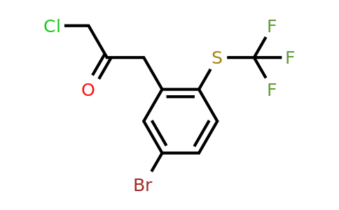 1806396-06-4 | 1-(5-Bromo-2-(trifluoromethylthio)phenyl)-3-chloropropan-2-one