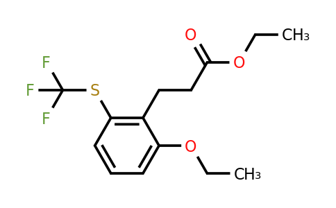 1806396-20-2 | Ethyl 3-(2-ethoxy-6-(trifluoromethylthio)phenyl)propanoate