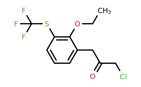 1806396-49-5 | 1-Chloro-3-(2-ethoxy-3-(trifluoromethylthio)phenyl)propan-2-one