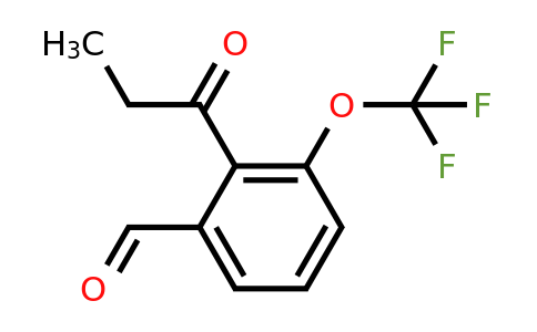 1806396-86-0 | 2-Propionyl-3-(trifluoromethoxy)benzaldehyde