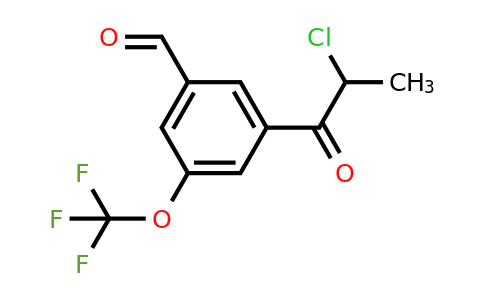 1806397-01-2 | 3-(2-Chloropropanoyl)-5-(trifluoromethoxy)benzaldehyde