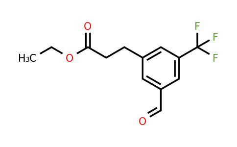 1806398-06-0 | Ethyl 3-(3-formyl-5-(trifluoromethyl)phenyl)propanoate