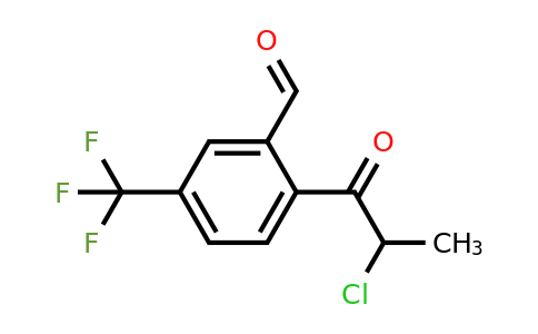 1806398-43-5 | 2-(2-Chloropropanoyl)-5-(trifluoromethyl)benzaldehyde