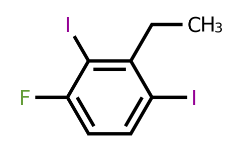 1806398-55-9 | 1,3-Diiodo-2-ethyl-4-fluorobenzene