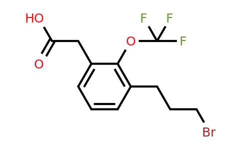 1806398-63-9 | 3-(3-Bromopropyl)-2-(trifluoromethoxy)phenylacetic acid