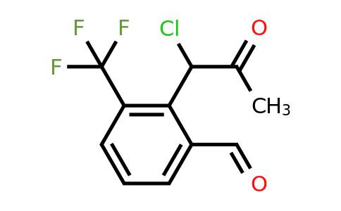 1806398-83-3 | 2-(1-Chloro-2-oxopropyl)-3-(trifluoromethyl)benzaldehyde