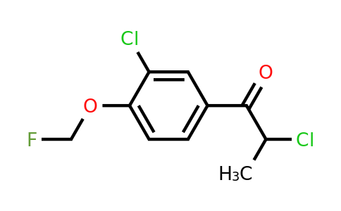 1806398-96-8 | 2-Chloro-1-(3-chloro-4-(fluoromethoxy)phenyl)propan-1-one