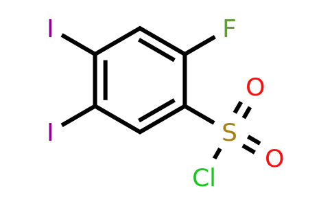 1806399-23-4 | 4,5-Diiodo-2-fluorobenzenesulfonylchloride