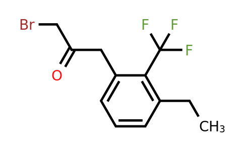1806399-95-0 | 1-Bromo-3-(3-ethyl-2-(trifluoromethyl)phenyl)propan-2-one