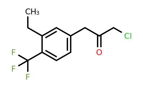 1806400-01-0 | 1-Chloro-3-(3-ethyl-4-(trifluoromethyl)phenyl)propan-2-one