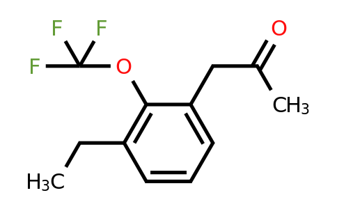 1806400-19-0 | 1-(3-Ethyl-2-(trifluoromethoxy)phenyl)propan-2-one