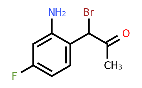 1806400-35-0 | 1-(2-Amino-4-fluorophenyl)-1-bromopropan-2-one