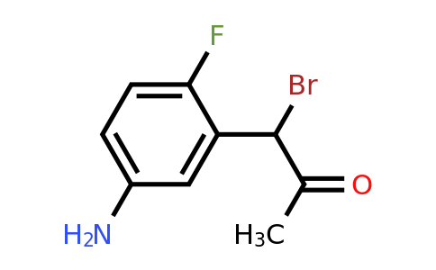 1806400-39-4 | 1-(5-Amino-2-fluorophenyl)-1-bromopropan-2-one