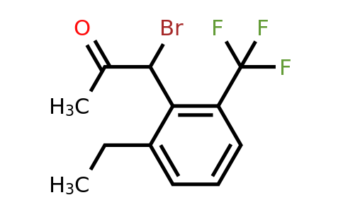 1806400-90-7 | 1-Bromo-1-(2-ethyl-6-(trifluoromethyl)phenyl)propan-2-one