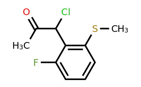1806401-40-0 | 1-Chloro-1-(2-fluoro-6-(methylthio)phenyl)propan-2-one