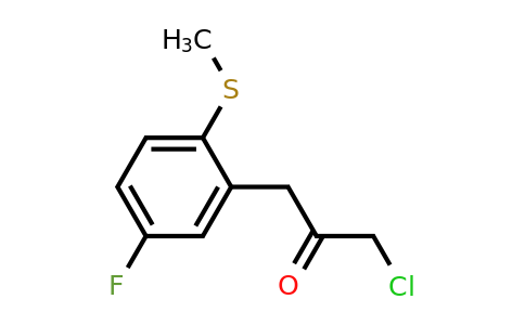 1806401-49-9 | 1-Chloro-3-(5-fluoro-2-(methylthio)phenyl)propan-2-one