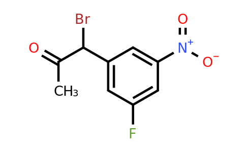 1806401-84-2 | 1-Bromo-1-(3-fluoro-5-nitrophenyl)propan-2-one
