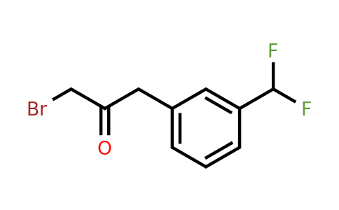1806402-20-9 | 1-Bromo-3-(3-(difluoromethyl)phenyl)propan-2-one