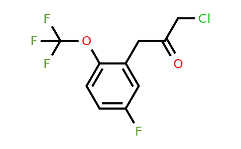1806402-27-6 | 1-Chloro-3-(5-fluoro-2-(trifluoromethoxy)phenyl)propan-2-one