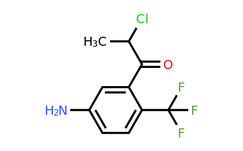 1806403-30-4 | 1-(5-Amino-2-(trifluoromethyl)phenyl)-2-chloropropan-1-one