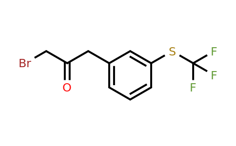 1806403-53-1 | 1-Bromo-3-(3-(trifluoromethylthio)phenyl)propan-2-one