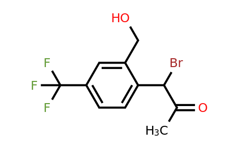 1806403-59-7 | 2-(1-Bromo-2-oxopropyl)-5-(trifluoromethyl)benzylalcohol