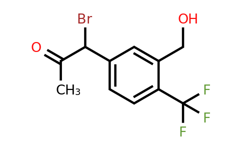 1806403-74-6 | 5-(1-Bromo-2-oxopropyl)-2-(trifluoromethyl)benzylalcohol