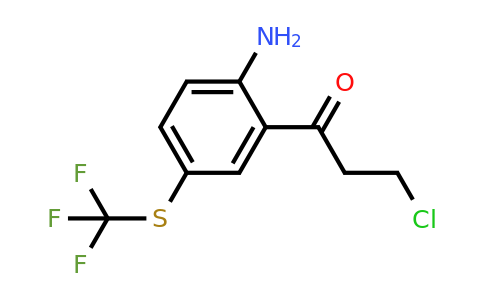 1806404-22-7 | 1-(2-Amino-5-(trifluoromethylthio)phenyl)-3-chloropropan-1-one