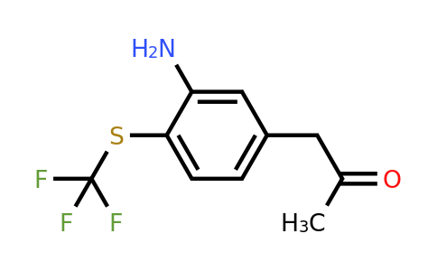 1806404-46-5 | 1-(3-Amino-4-(trifluoromethylthio)phenyl)propan-2-one