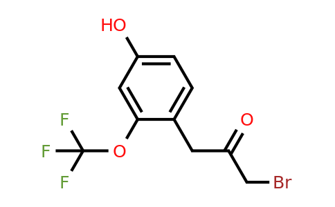 1806405-06-0 | 4-(3-Bromo-2-oxopropyl)-3-(trifluoromethoxy)phenol