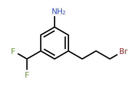 1806405-72-0 | 3-(3-Bromopropyl)-5-(difluoromethyl)aniline