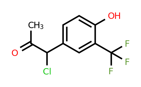1806405-90-2 | 4-(1-Chloro-2-oxopropyl)-2-(trifluoromethyl)phenol