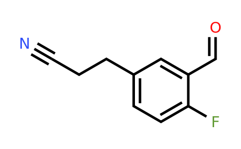 1806406-29-0 | 4-Fluoro-3-formylphenylpropanenitrile