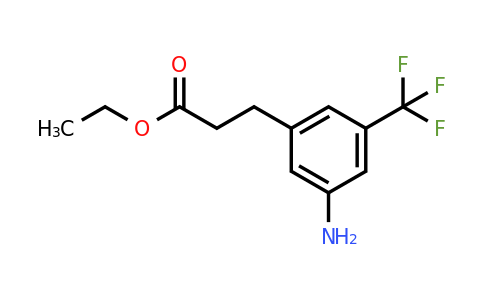 1806406-59-6 | Ethyl 3-(3-amino-5-(trifluoromethyl)phenyl)propanoate