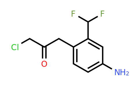 1806406-70-1 | 1-(4-Amino-2-(difluoromethyl)phenyl)-3-chloropropan-2-one