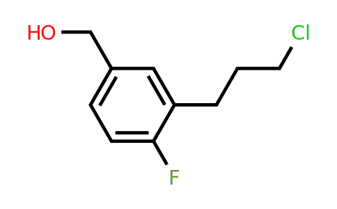 1806407-47-5 | 3-(3-Chloropropyl)-4-fluorobenzylalcohol