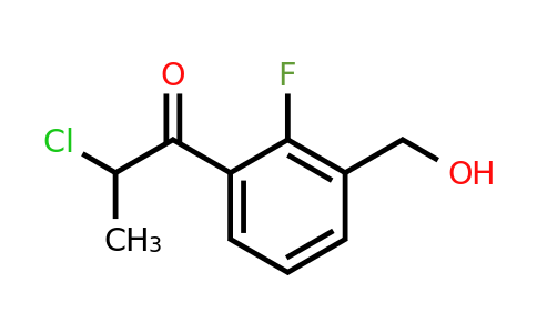1806407-69-1 | 2-Chloro-1-(2-fluoro-3-(hydroxymethyl)phenyl)propan-1-one
