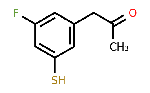 1806408-41-2 | 1-(3-Fluoro-5-mercaptophenyl)propan-2-one