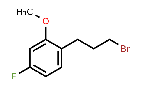 1806408-67-2 | 2-(3-Bromopropyl)-5-fluoroanisole